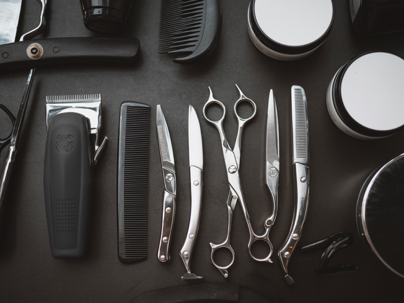 Classic scissor cut
