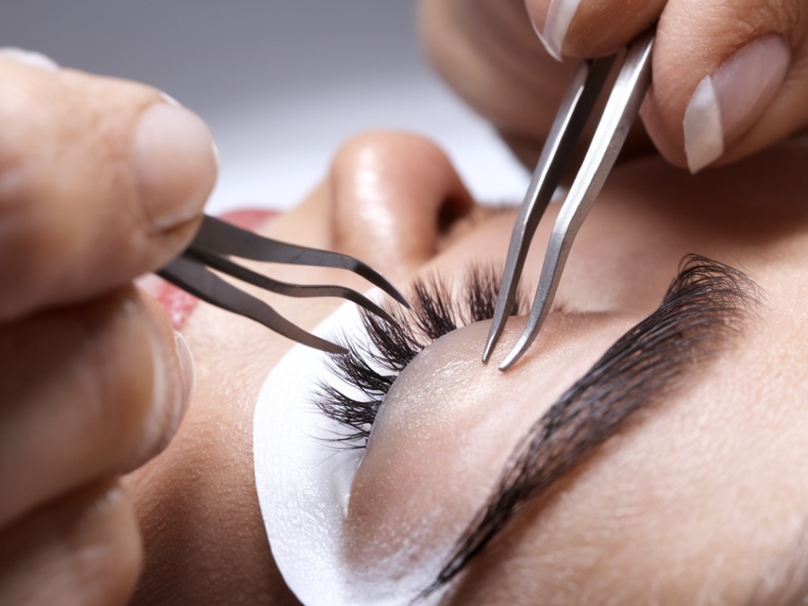 Lash close-up