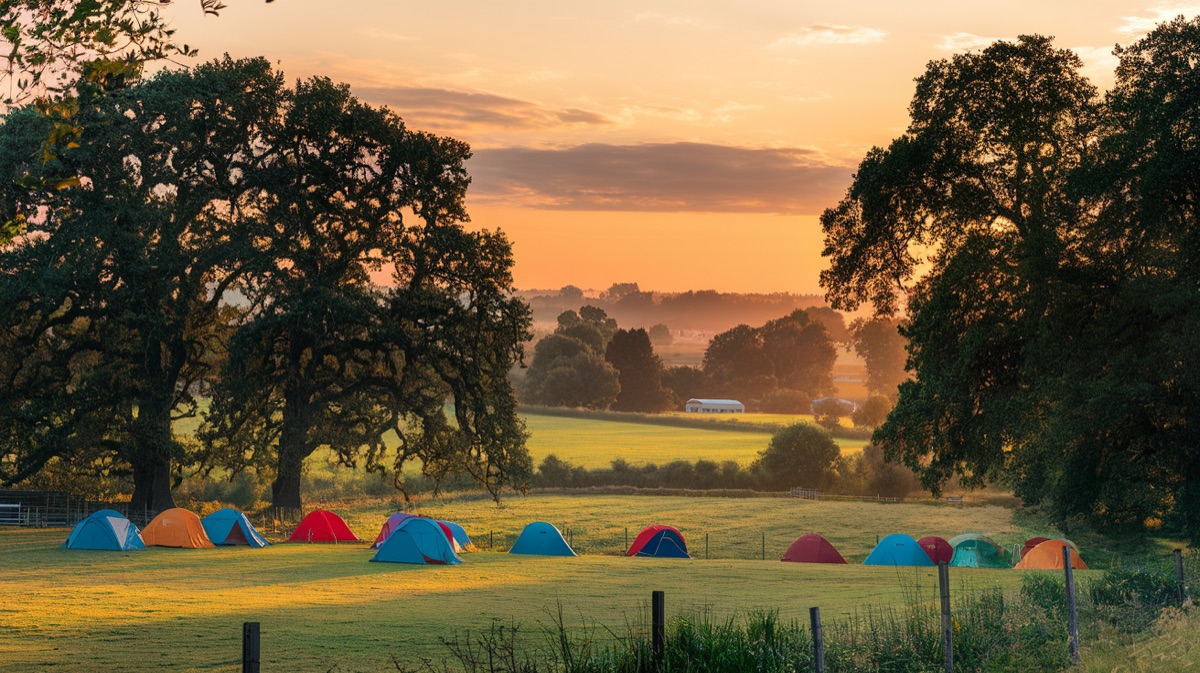 Oakfield Campsite website preview