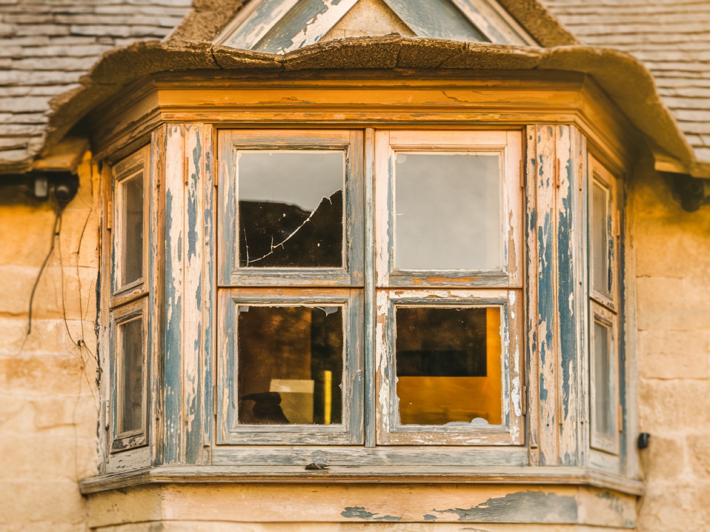 Before — old & draughty